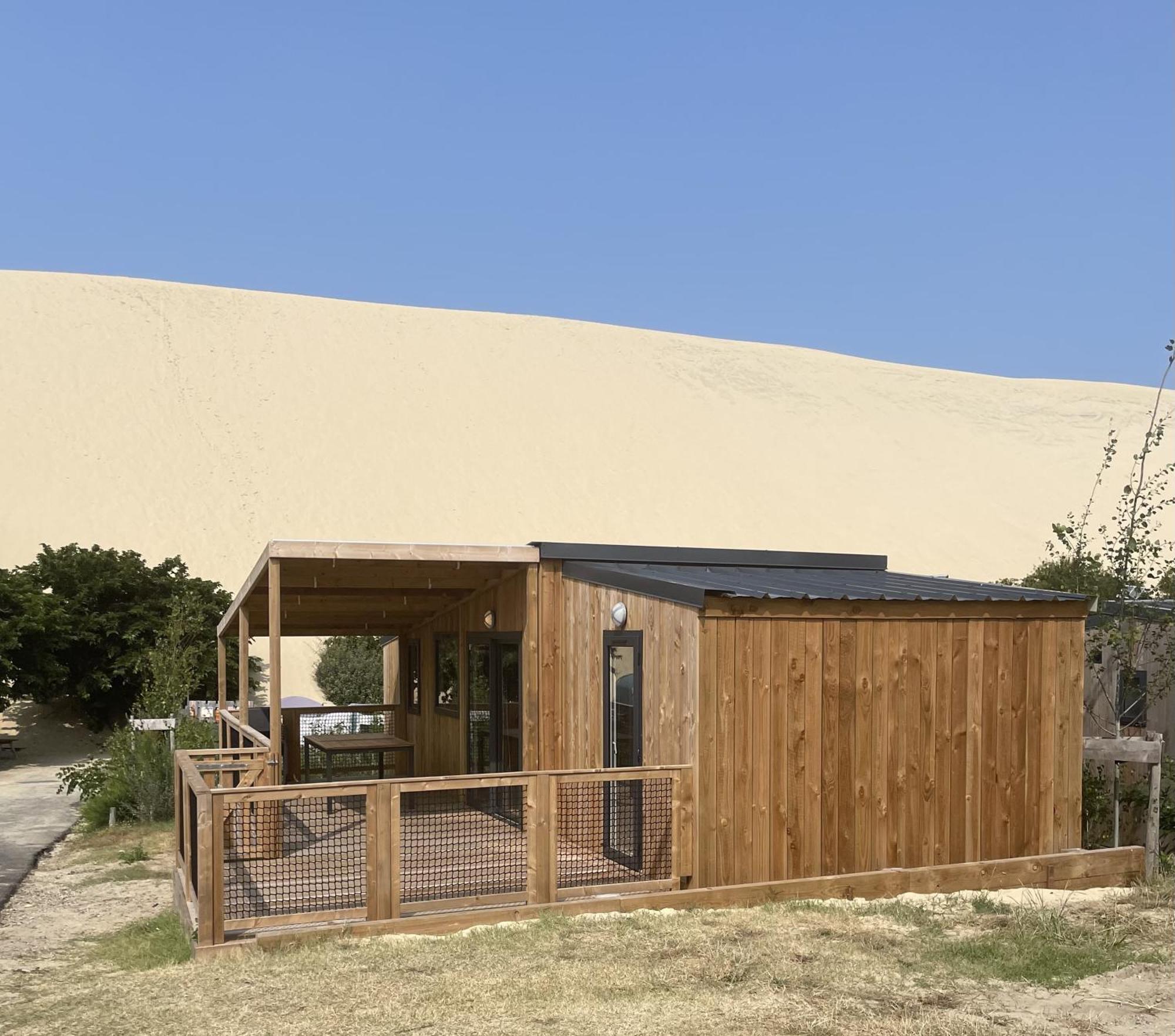 Hotel Camping De La Dune "Les Flots Bleus" Pyla Sur Mer Exteriér fotografie